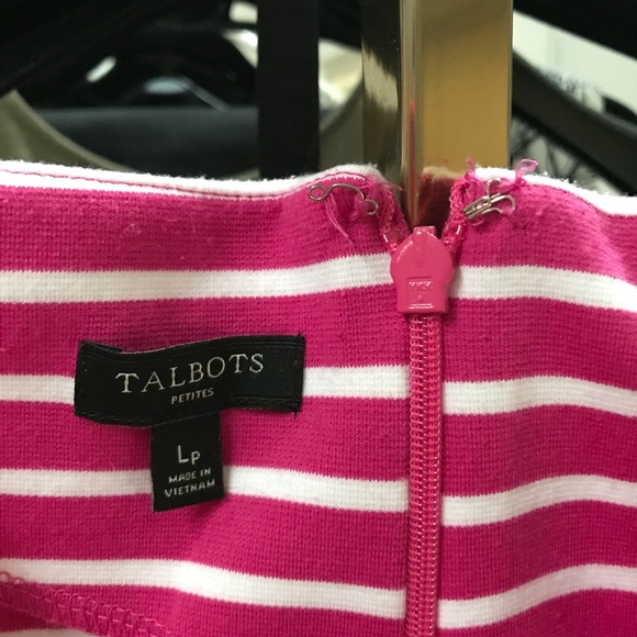 Pink Striped Talbots Dress - Picture 6 of 6